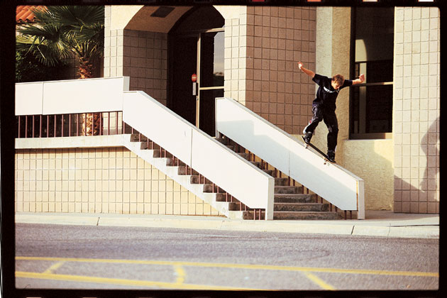 Chad Muska with a frontside crooks.