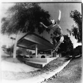 Mike Taylor enjoys skateboarding